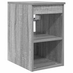 vidaXL Meuble de Salle de Bain In-between Sonoma gris 30 x 41 x 50 cm