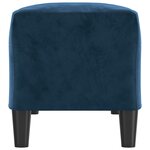 Banc banquette 100 x 35 x 41 cm velours bleu 02_0010543