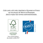 Carte double le musée créée et imprimée en france sur papier certifié fsc - le pont japonais de claude monet