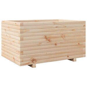 vidaXL Jardinière 90x60x49 5 cm bois de pin massif