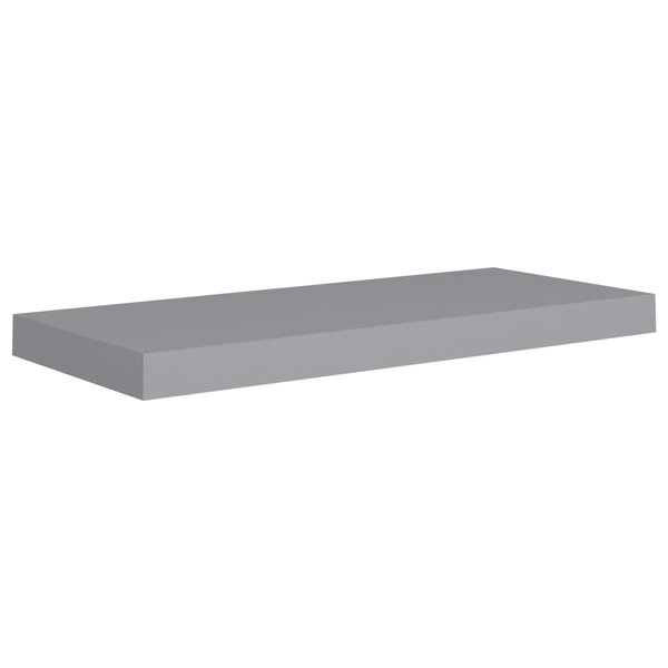 vidaXL Étagère murale flottante gris 60x23 5x3 8 cm MDF