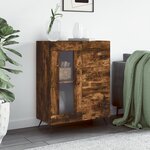 vidaXL Buffet chêne fumé 69 5x34x90 cm bois d'ingénierie