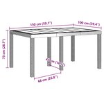 vidaXL Ensemble de salle à manger pour jardin 5 Pièces Gris clair