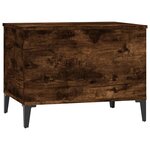 vidaXL Table basse Chêne fumé 60x44 5x45 cm Bois d'ingénierie