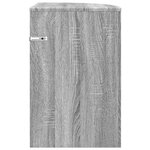 vidaXL Table d'appoint Gris Sonoma 39 7 x 39 7 x 60 cm