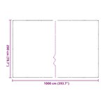 vidaXL Housse de protection plantes avec œillets 2x10 m polyéthylène