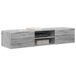 vidaXL Cabinet en Bois Gris Sonoma 150 x 39 x 30 cm Bois d'ingénierie