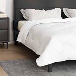 vidaXL Couettes & Duvets Blanc 260 x 220 cm Microfibre