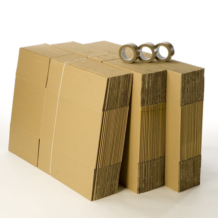 Kit 60 cartons standard avec 3 rouleaux d'adhésif gratuits