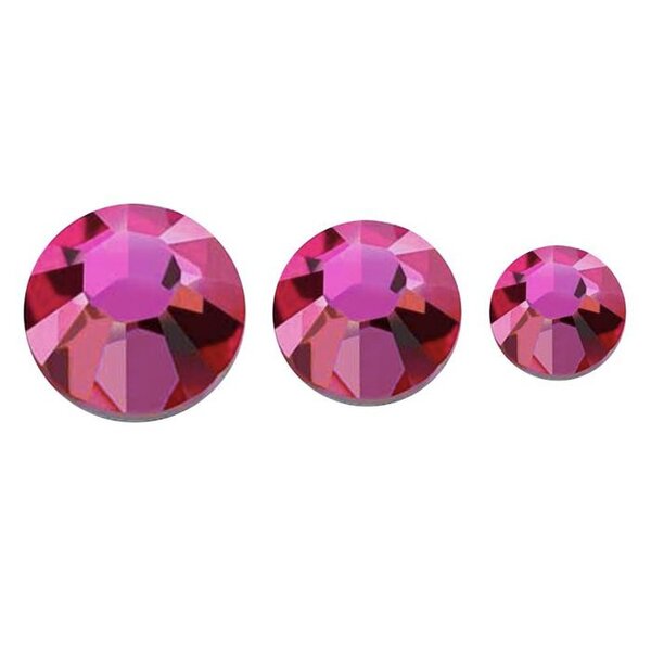Pierres strass à coller - rose