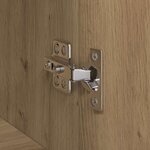 vidaXL Meuble TV Chêne artisanal 150 x 30 x 50 cm Bois d'ingénierie