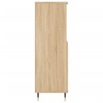 vidaXL Buffet haut Chêne sonoma 60x36x110 cm Bois d'ingénierie