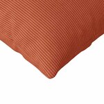 vidaXL Coussins de canapé 2 Pièces Rouge orange 145 x 40 cm
