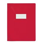 Protège-cahier PVC 150 Strong Line 24x32 cm opaque Rouge OXFORD