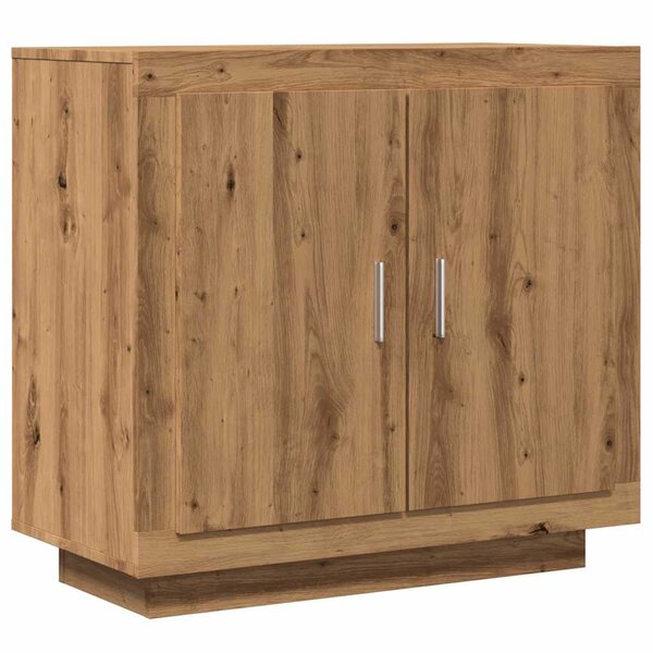 vidaXL Buffet chêne artisanal 80x40x75 cm bois d'ingénierie