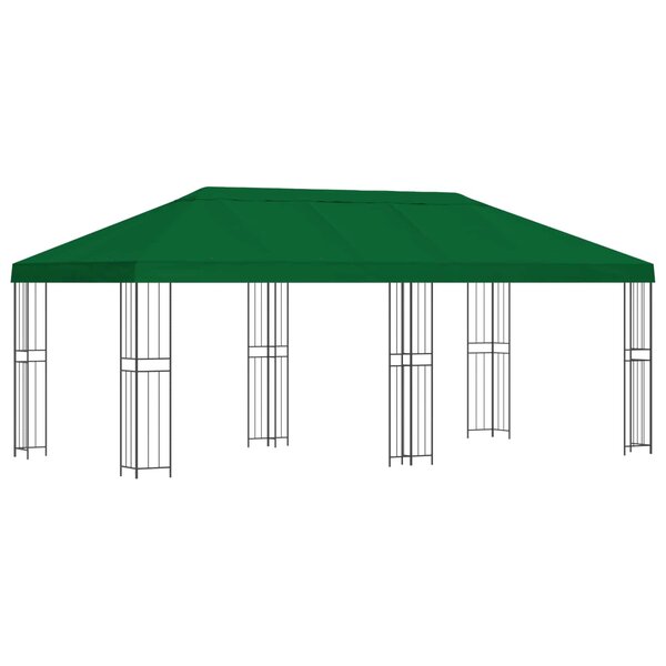 vidaXL Abri de jardin 6 x 3 m Vert Polyester et Acier 190 gsm
