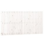 vidaXL Tête de lit murale Blanc 166x3x90 cm Bois massif de pin