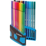 Colorparade de 20 stylos-feutres de dessin point 88 pointe fine 1mm en 20 couleurs assorties STABILO