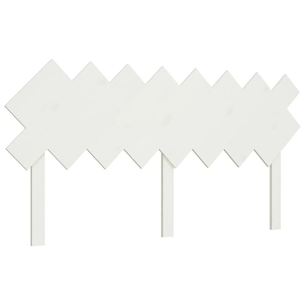 vidaXL Tête de lit Blanc 159 5x3x80 5 cm Bois massif de pin
