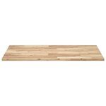 vidaXL Dessus de bureau non traité 80x70x2 cm bois d'acacia massif