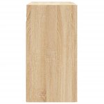 vidaXL Armoire murale chêne sonoma 60x31x60 cm bois d'ingénierie