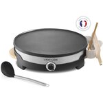 LAGRANGE Crépière Tradi'® - 1500W - Plaque de 35cm - 1 grande louche, 1 répartiteur, 1 grande spatule et un rince répartiteur