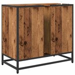vidaXL Meuble de Lavabo de Salle de Bain Bois ancien 65 x 33 x 60 cm
