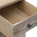 vidaXL 2 Pièces Tables de chevet 35x30x50 cm Bois de Paulownia