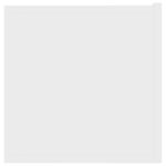 vidaXL Meuble TV Blanc 80x30x30 cm Bois d'ingénierie