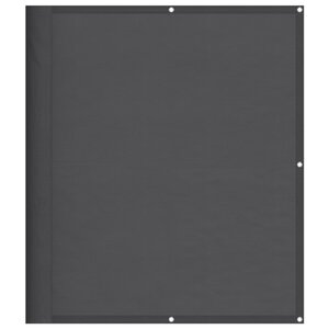 vidaXL Écran de balcon anthracite 120x800 cm 100 polyester oxford