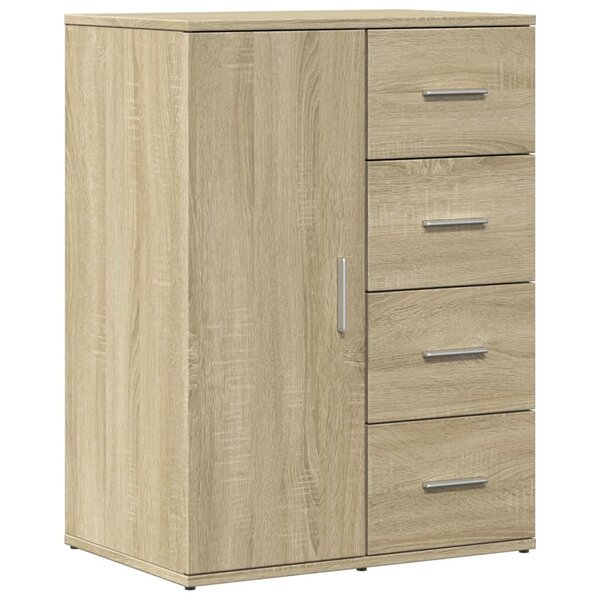 vidaXL Buffet chêne sonoma 59x39x80 cm bois d'ingénierie