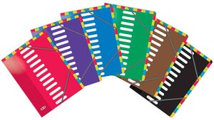 trieur 'ELBA School Life'  8 positions  A4  carton Couleur Aléatoire ELBA