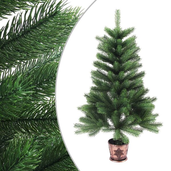 vidaXL Arbre de Noël artificiel aiguilles réalistes 65 cm vert