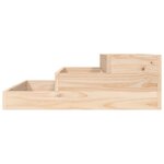 vidaXL Jardinière 78x78x27 cm Bois massif de pin