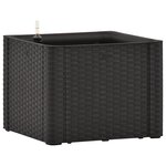 vidaXL Lit surélevé de jardin système d'arrosage Anthracite 43x43x33cm
