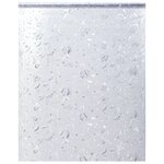 vidaXL Film pour fenêtre dépoli motif de fleurs 90x500 cm PVC