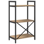 vidaXL Étagère Chêne artisanal 56 x 34 x 96 cm Bois d'ingénierie