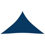 vidaXL Voile de parasol Tissu Oxford triangulaire 3 5x3 5x4 9 m Bleu