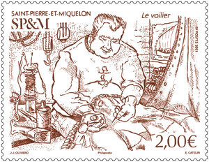 Saint Pierre et Miquelon - Métiers anciens - Le voilier