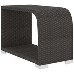 Vidaxl salon de jardin 10 pièces avec coussins résine tressée noir
