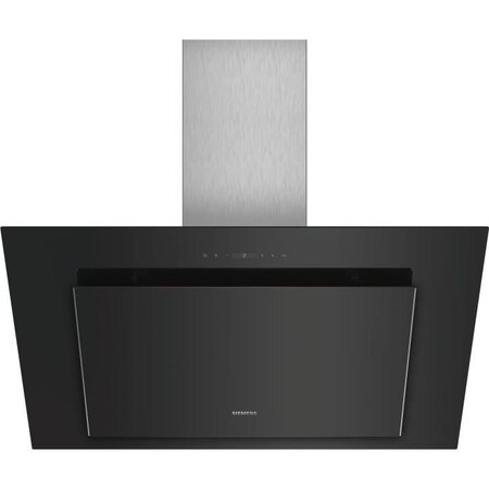 Siemens - lc98klp60 - hotte inclinée -  836 m³/h max -  56 db max - 3 vitesses + 2 intensifs - l90cm - noir