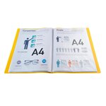 Protège-documents En Polypropylène Souple Opak 80 Vues - A4 - Jaune - Exacompta
