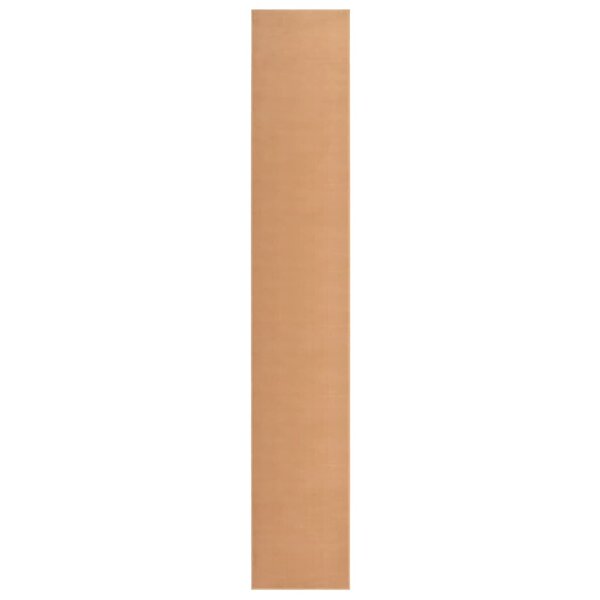 vidaXL Tapis BCF Beige 80x500 cm