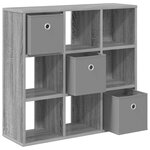 vidaXL Buffet avec tiroir Gris Sonoma 73 5 x 24 x 69 5 cm