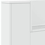 vidaXL Armoire tête de lit avec LED blanc 220x16 5x103 5 cm