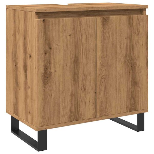 vidaXL Armoire de salle de bain chêne artisanal 58x33x60 cm