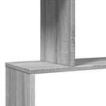 vidaXL Étagère séparatrice de pièce à 3 niveaux sonoma gris 70x24x97cm