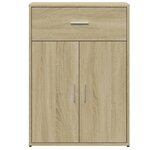 vidaXL Buffet chêne sonoma 60x30x84 cm bois d'ingénierie