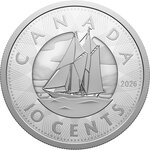 Pièce de monnaie en Argent g 111.65 Millésime 2026 BLUENOSE