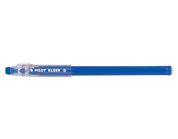 Stylo Bille à Capuchon KLEER Effaçable Pointe Fine Bleu PILOT